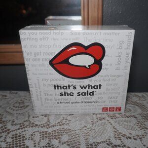 "Thats what She Said" Card New In Box 17+ Adult Party Game